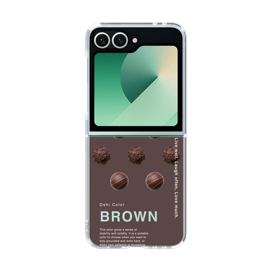 クリアケース［ BROWN-Chocolate ］