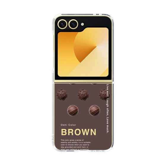 クリアケース［ BROWN-Chocolate ］