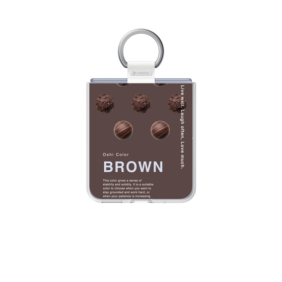 クリアケース［ BROWN-Chocolate ］