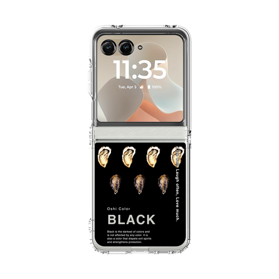 クリアケース［ BLACK-Oyster ］