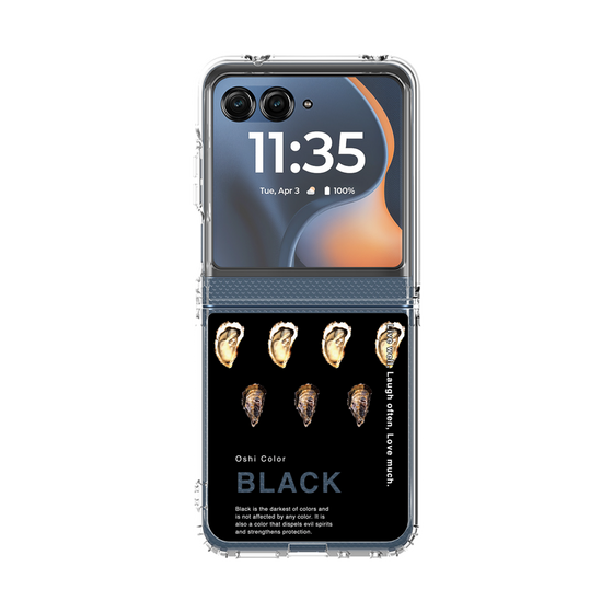 クリアケース［ BLACK-Oyster ］