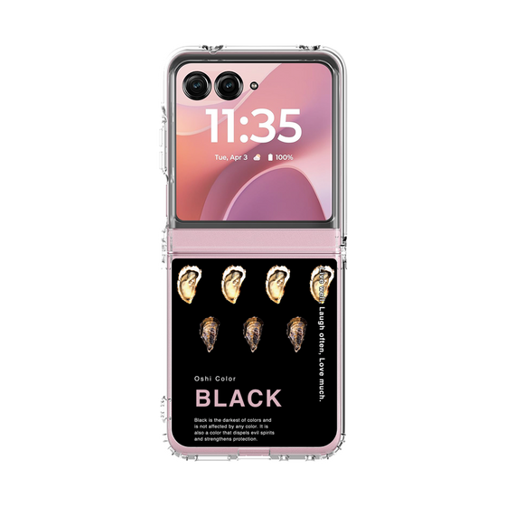 クリアケース［ BLACK-Oyster ］