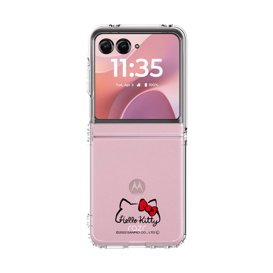 クリアケース［ ハローキティ - Graceful typography - 02 ］