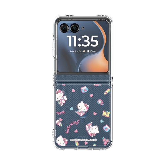 クリアケース［ ハローキティ - Overlapping Colors - 01 ］