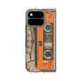 クリアケース［ RETORO CASSETTE TAPE - Skeleton Orange ］