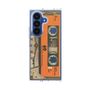 クリアケース［ RETORO CASSETTE TAPE - Skeleton Orange ］