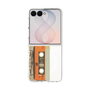クリアケース［ RETORO CASSETTE TAPE - Skeleton Orange ］