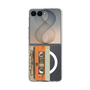クリアケース［ RETORO CASSETTE TAPE - Skeleton Orange ］