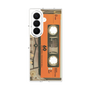 クリアケース［ RETORO CASSETTE TAPE - Skeleton Orange ］