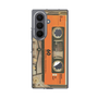 クリアケース［ RETORO CASSETTE TAPE - Skeleton Orange ］