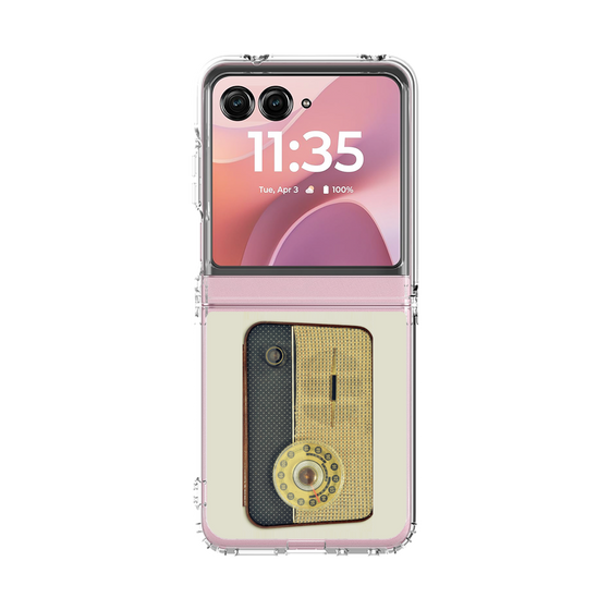 クリアケース［ RETORO RADIO - Blue ］