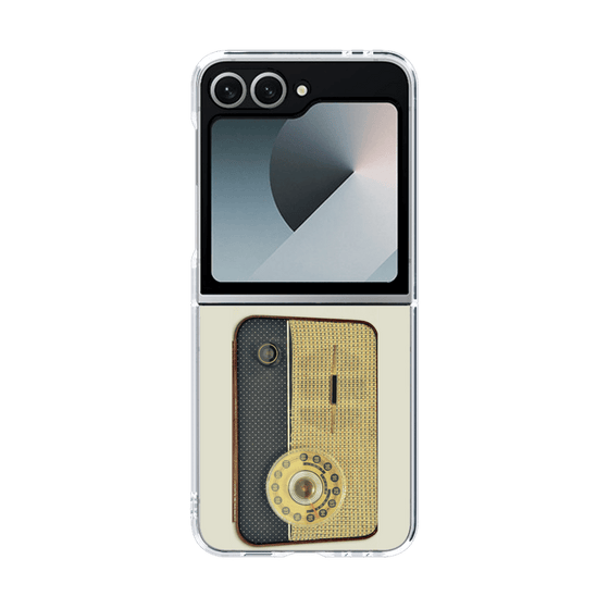 クリアケース［ RETORO RADIO - Blue ］