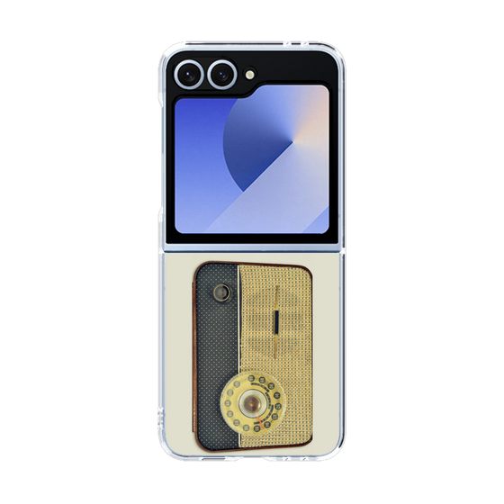 クリアケース［ RETORO RADIO - Blue ］