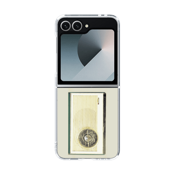 クリアケース［ RETORO RADIO - White ］