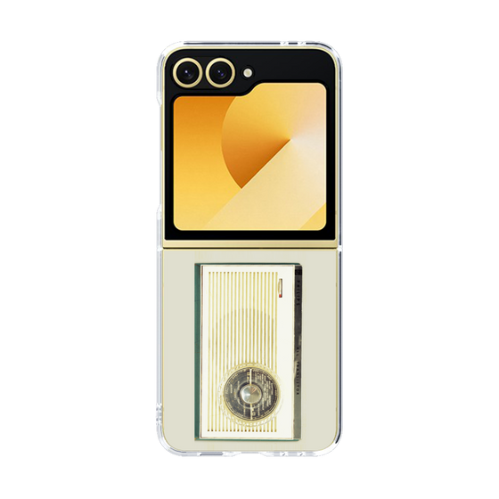 クリアケース［ RETORO RADIO - White ］