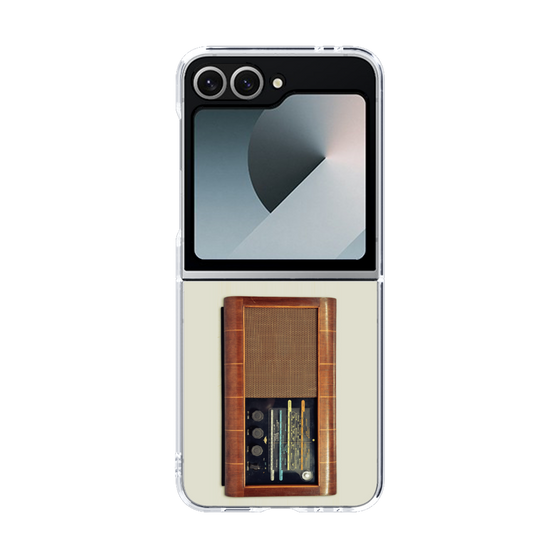 クリアケース［ RETORO RADIO - Brown ］