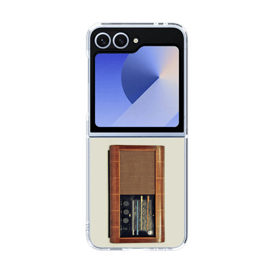 クリアケース［ RETORO RADIO - Brown ］