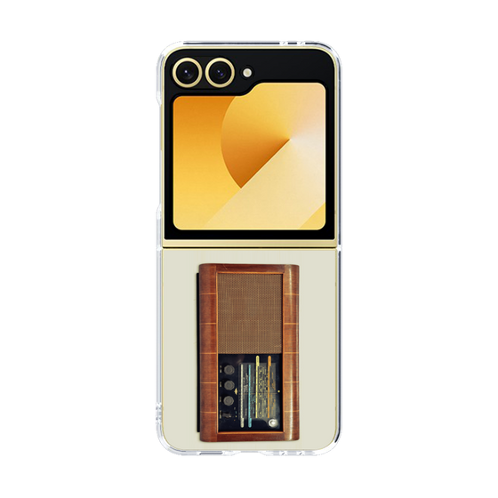 クリアケース［ RETORO RADIO - Brown ］