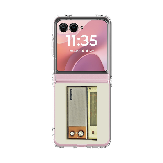 クリアケース［ RETORO RADIO - Orange ］