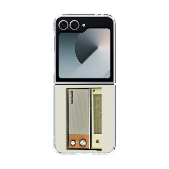 クリアケース［ RETORO RADIO - Orange ］