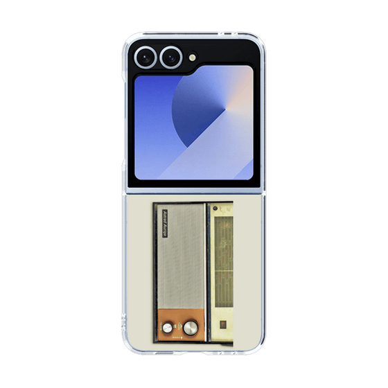 クリアケース［ RETORO RADIO - Orange ］