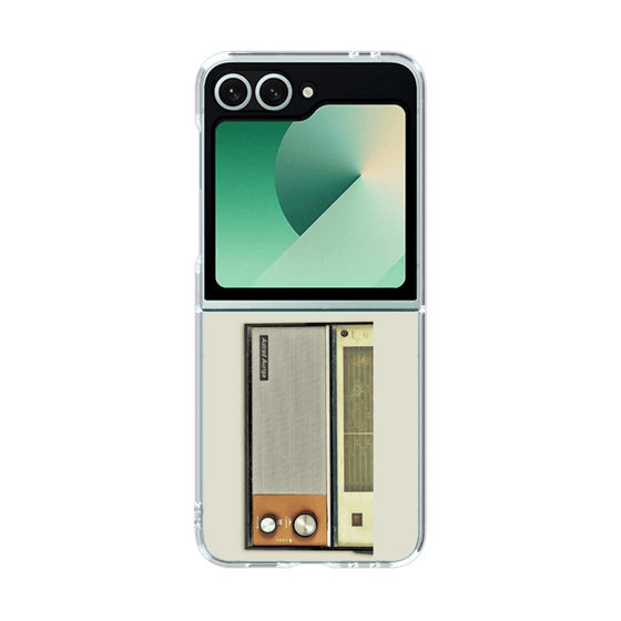 クリアケース［ RETORO RADIO - Orange ］