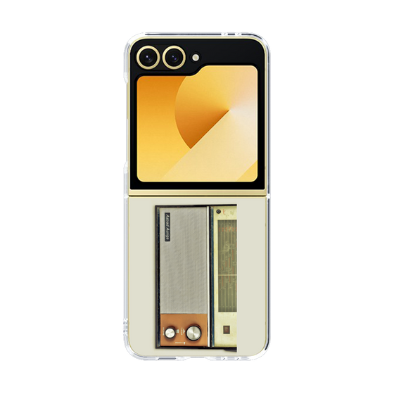 クリアケース［ RETORO RADIO - Orange ］