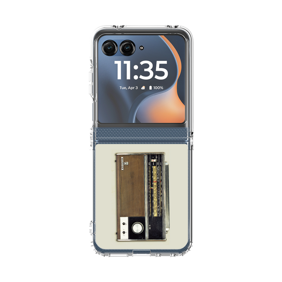 クリアケース［ RETORO RADIO - Black ］