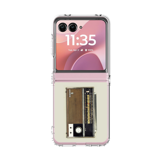 クリアケース［ RETORO RADIO - Black ］