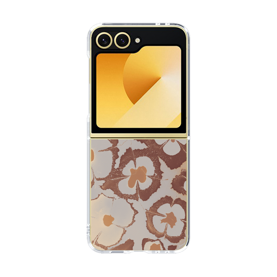 クリアケース［ y2k(Year2000) - Flower - Pink Beige ］