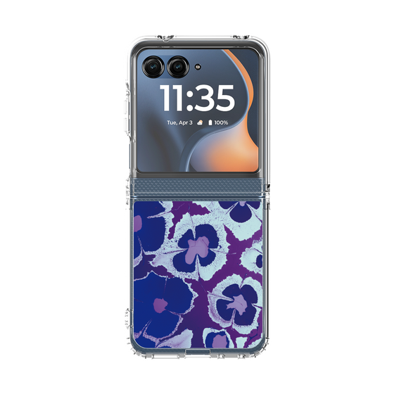 クリアケース［ y2k(Year2000) - Flower - Rich Purple ］