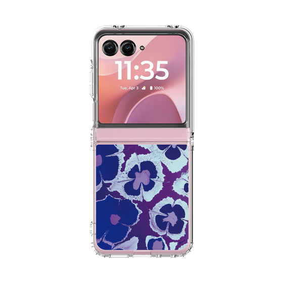 クリアケース［ y2k(Year2000) - Flower - Rich Purple ］