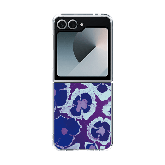 クリアケース［ y2k(Year2000) - Flower - Rich Purple ］