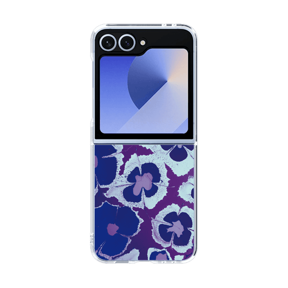 クリアケース［ y2k(Year2000) - Flower - Rich Purple ］