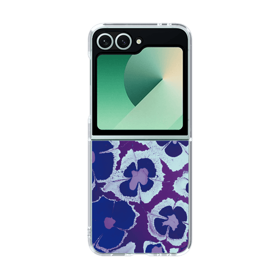 クリアケース［ y2k(Year2000) - Flower - Rich Purple ］