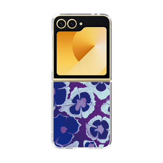 クリアケース［ y2k(Year2000) - Flower - Rich Purple ］