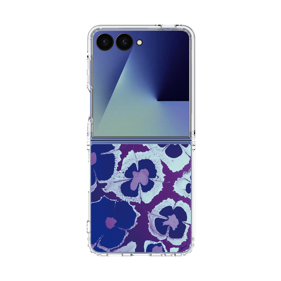 クリアケース［ y2k(Year2000) - Flower - Rich Purple ］