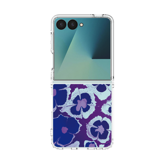 クリアケース［ y2k(Year2000) - Flower - Rich Purple ］