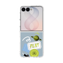 クリアケース［ Playful sticker - Dusty Blue ］