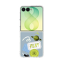 クリアケース［ Playful sticker - Dusty Blue ］