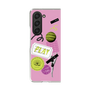 クリアケース［ Playful sticker - Dusty Pink ］