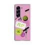 クリアケース［ Playful sticker - Dusty Pink ］