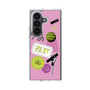 クリアケース［ Playful sticker - Dusty Pink ］