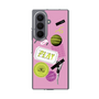 クリアケース［ Playful sticker - Dusty Pink ］
