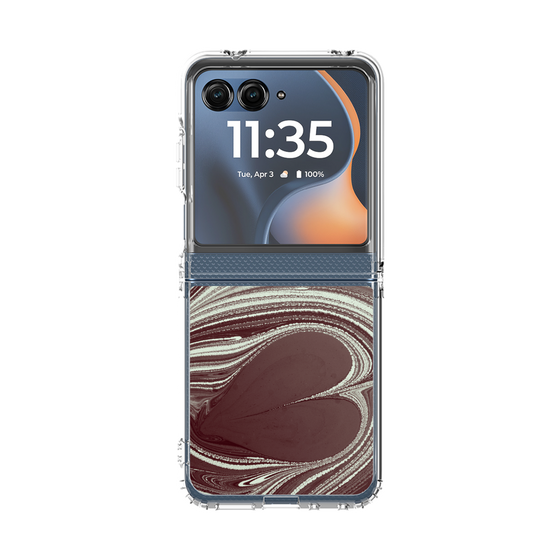 クリアケース［ y2k(Year2000) - Heart - Chocolate Mint ］