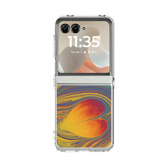 クリアケース［ y2k(Year2000) - Heart - Extremely Yellow ］