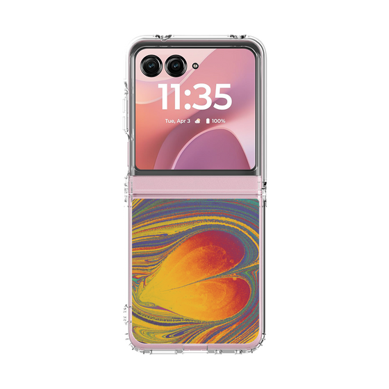 クリアケース［ y2k(Year2000) - Heart - Extremely Yellow ］