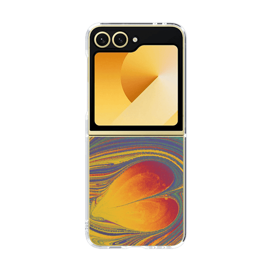 クリアケース［ y2k(Year2000) - Heart - Extremely Yellow ］