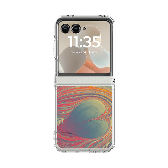 クリアケース［ y2k(Year2000) - Heart - Psychedelic Pink ］