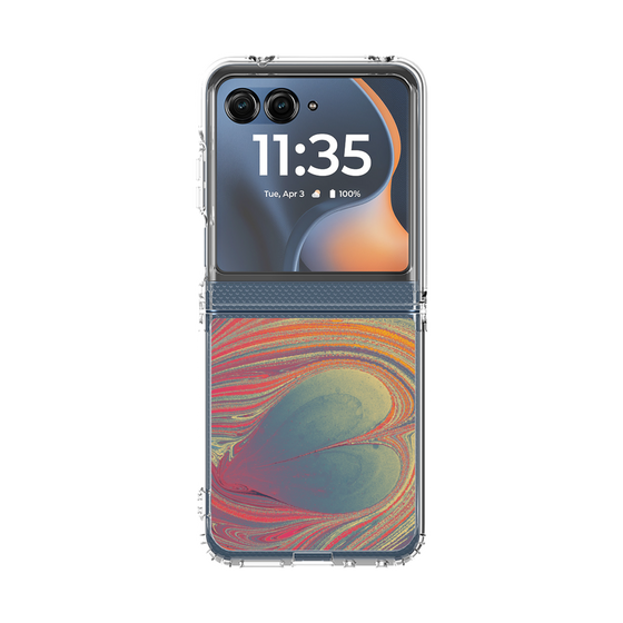 クリアケース［ y2k(Year2000) - Heart - Psychedelic Pink ］